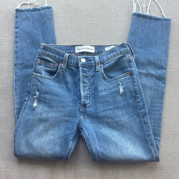 Aritzia Denim Forum The yoko high rise slim 28L Woman’s Jeans👖size 24 - Picture 8 of 12